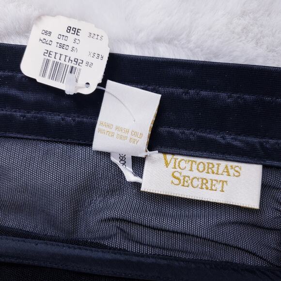 Rare Vintage VS Gold Label Corset Bustier Sheer Floral Lace Boned 36B NWT - Picture 10 of 11